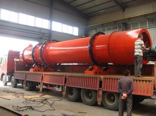 烘干機裝車發(fā)往山東