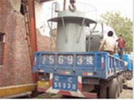 遼寧煤氣發(fā)生爐發(fā)貨現場